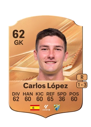 Carlos López - 62 - Rare EA FC 27 card