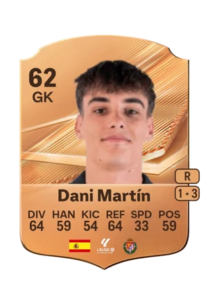 Dani Martín - 62 - Rare EA FC 27 card