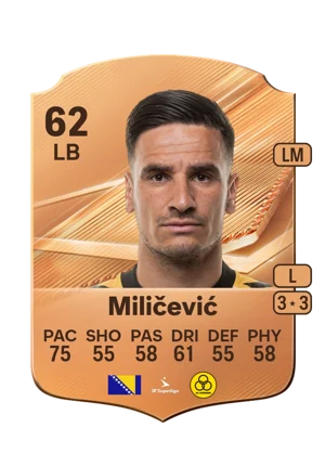 Miličević - 62 - Rare EA FC 27 card