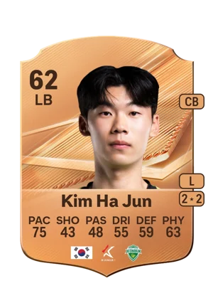 Kim Ha Jun - 62 - Rare EA FC 27 card