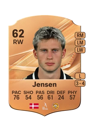 Jensen - 62 - Rare EA FC 27 card