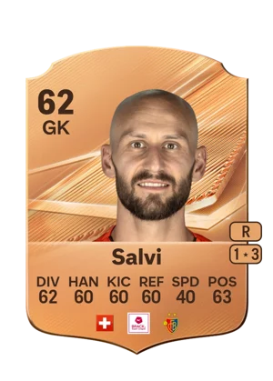 Salvi - 62 - Rare EA FC 27 card