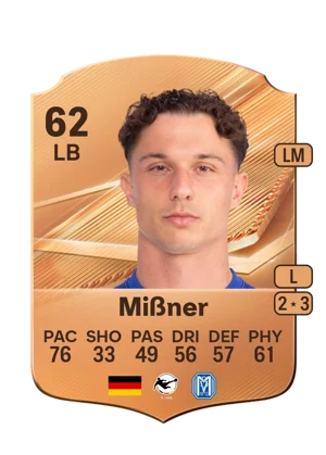 Mißner - 62 - Rare EA FC 27 card
