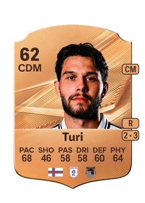 Turi - 62 - Rare EA FC 27 card