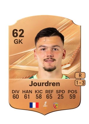 Jourdren - 62 - Rare EA FC 27 card