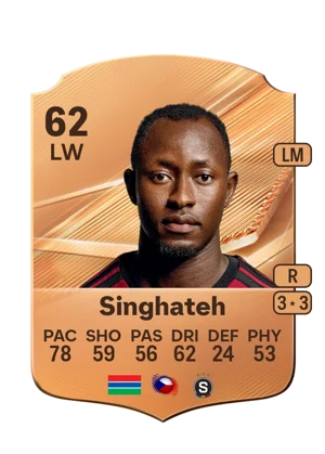 Singhateh - 62 - Rare EA FC 27 card