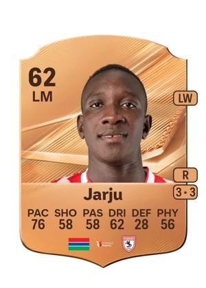 Jarju - 62 - Rare EA FC 27 card