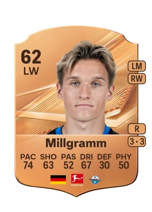 Millgramm - 62 - Rare EA FC 27 card