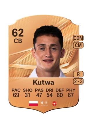 Kutwa - 62 - Rare EA FC 27 card