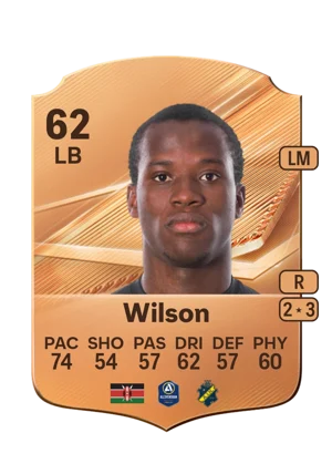 Wilson - 62 - Rare EA FC 27 card