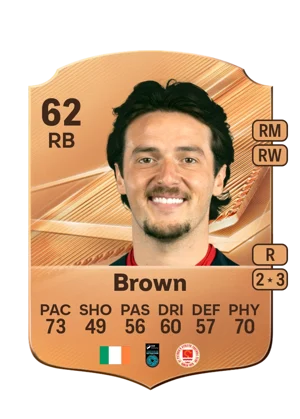 Brown - 62 - Rare EA FC 27 card