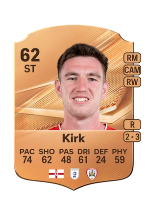 Kirk - 62 - Rare EA FC 27 card