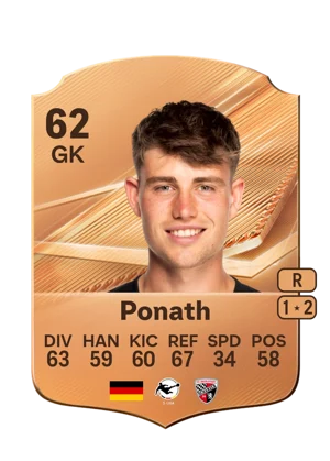 Ponath - 62 - Rare EA FC 27 card