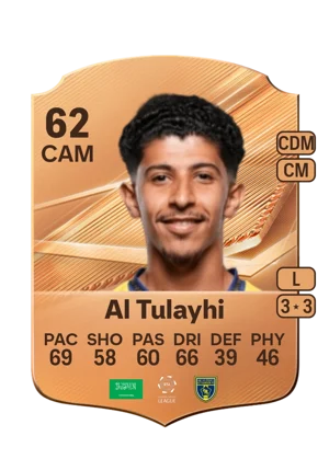 Al Tulayhi - 62 - Rare EA FC 27 card