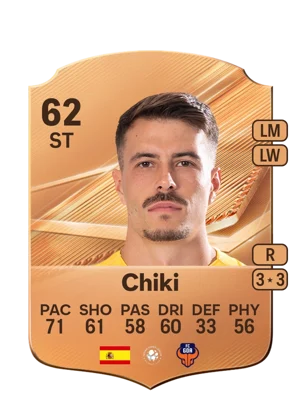 Chiki - 62 - Rare EA FC 27 card