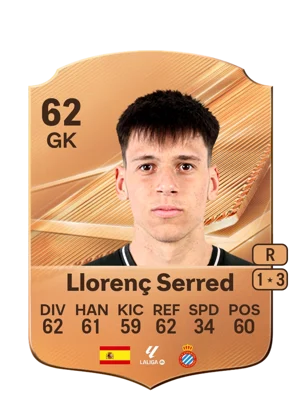 Llorenç Serred - 62 - Rare EA FC 27 card