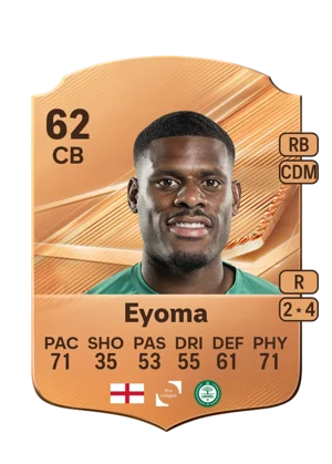 Eyoma - 62 - Rare EA FC 27 card