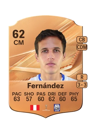 Fernández - 62 - Rare EA FC 27 card