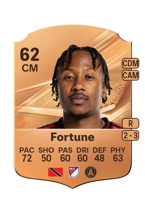 Fortune - 62 - Rare EA FC 27 card
