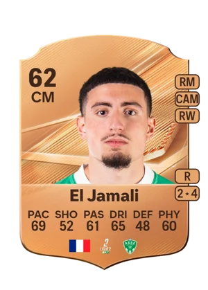 El Jamali - 62 - Rare EA FC 27 card