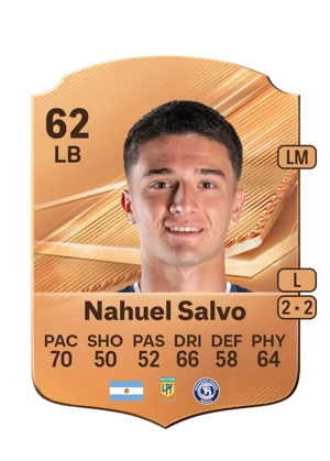 Nahuel Salvo - 62 - Rare EA FC 27 card