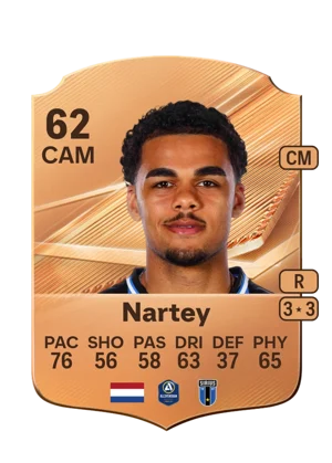 Nartey - 62 - Rare EA FC 27 card