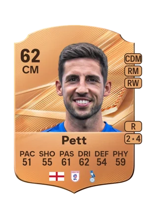 Pett - 62 - Rare EA FC 27 card