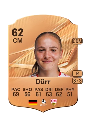 Dürr - 62 - Rare EA FC 27 card
