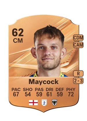 Maycock - 62 - Rare EA FC 27 card