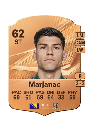 Marjanac - 62 - Rare EA FC 27 card