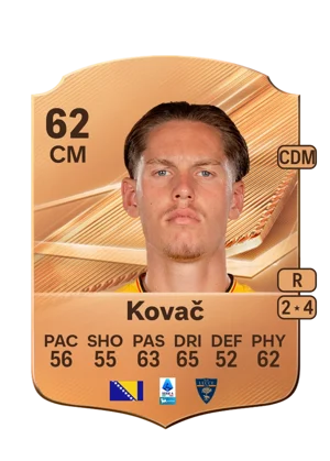 Kovač - 62 - Rare EA FC 27 card