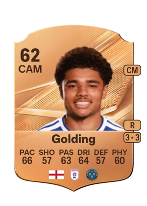 Golding - 62 - Rare EA FC 27 card