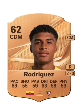 Rodríguez - 62 - Rare EA FC 27 card