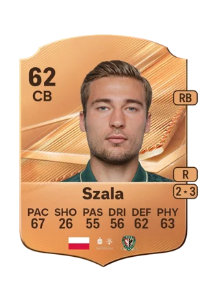 Szala - 62 - Rare EA FC 27 card