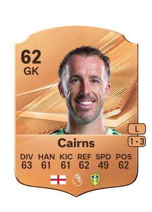 Cairns - 62 - Rare EA FC 27 card