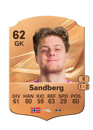 Sandberg - 62 - Rare EA FC 27 card