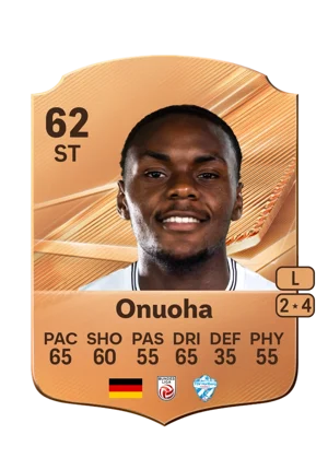 Onuoha - 62 - Rare EA FC 27 card