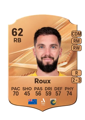 Roux - 62 - Rare EA FC 27 card