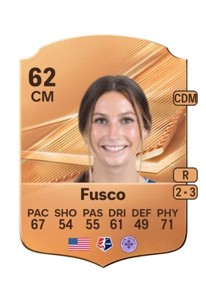 Fusco - 62 - Rare EA FC 27 card