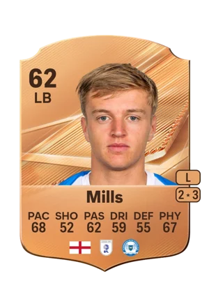 Mills - 62 - Rare EA FC 27 card