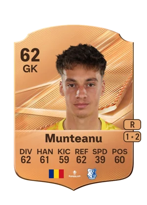 Munteanu - 62 - Rare EA FC 27 card