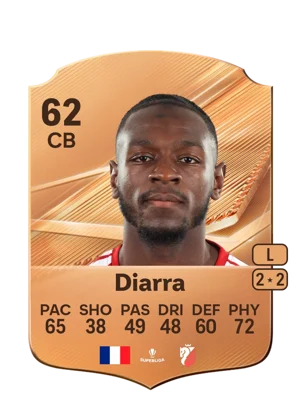Diarra - 62 - Rare EA FC 27 card
