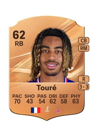 Touré - 62 - Rare EA FC 27 card