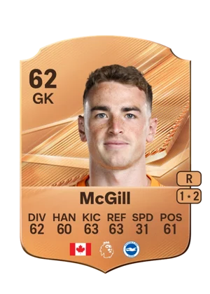 McGill - 62 - Rare EA FC 27 card