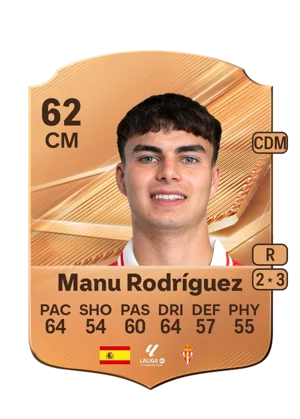 Manu Rodríguez - 62 - Rare EA FC 27 card
