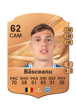Băsceanu - 62 - Rare EA FC 27 card