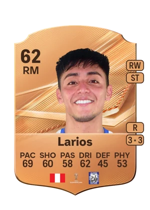 Larios - 62 - Rare EA FC 27 card