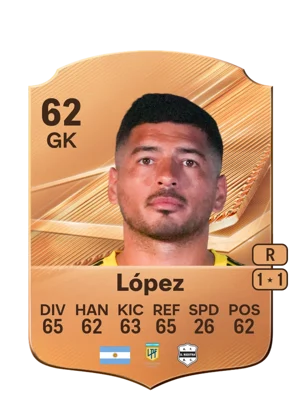 López - 62 - Rare EA FC 27 card