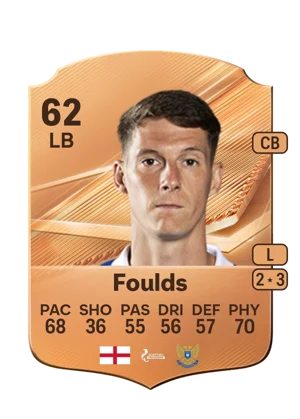 Foulds - 62 - Rare EA FC 27 card