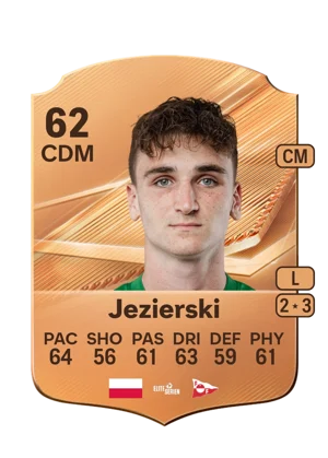 Jezierski - 62 - Rare EA FC 27 card